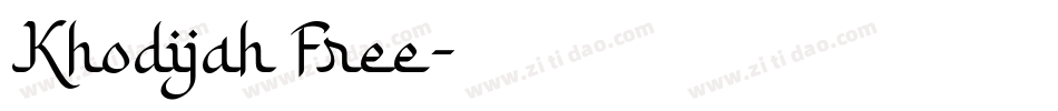 Khodijah Free字体转换